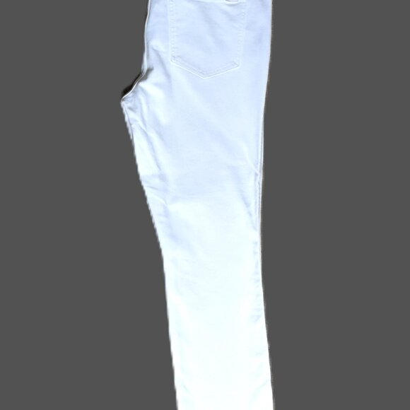 JEN 7 Jeans Stretch 8 White 5 Pockets Zip Front Machine Wash BIN4 - Picture 2 of 4